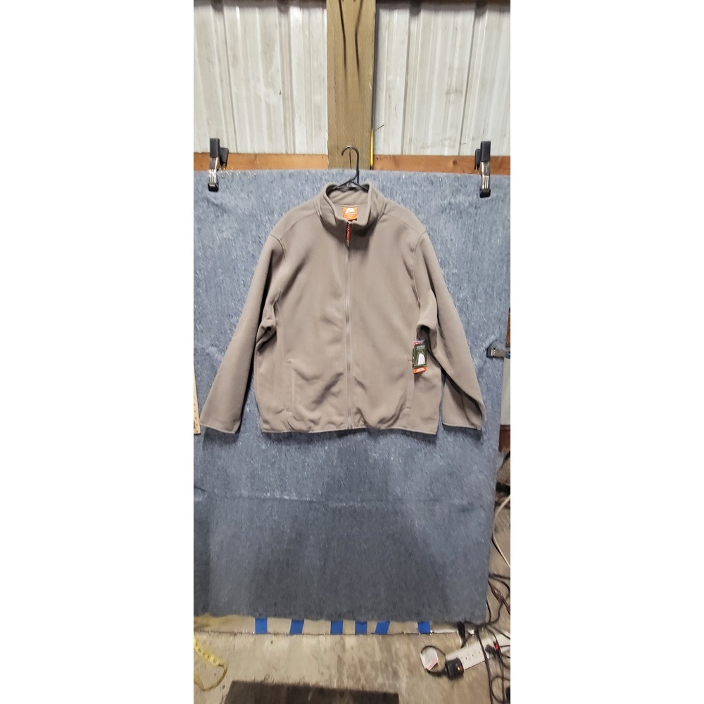 Ozark Trail Men's Poloar Fleece Jacket Taupe Falls Size 3XL NWT
